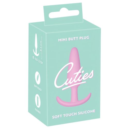 Cuties Mini Butt Plug - szilikon pink anál plug