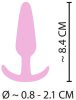 Cuties Mini Butt Plug - szilikon pink anál plug