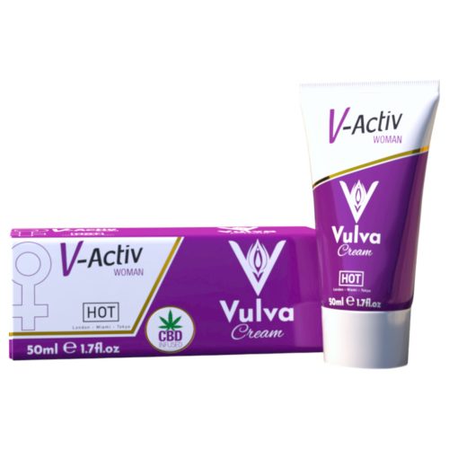 Hot V-Active - stimuláló intim krém nőknek