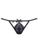 Obsessive 866 fekete csipketanga - S/M