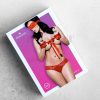 Obsessive 866 fekete csipketanga - S/M