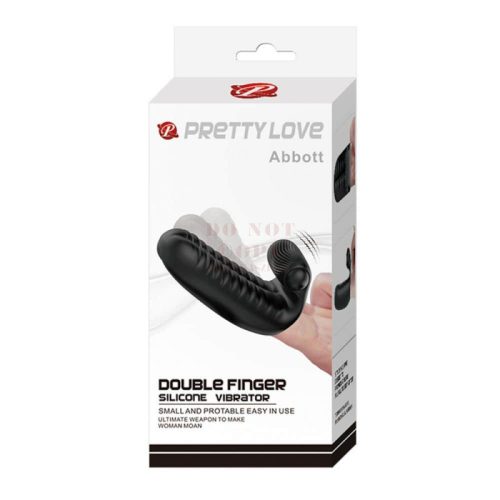 Pretty Love Abbott Black – ujjra húzható csiklóizgató