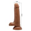 Beautiful Easton távirányítós lökő-forgó vibrátor - 18 cm