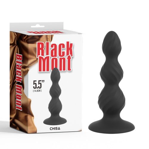 Black Mont hullámos szilikon anál tágító 