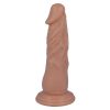 Intense bőrhatású letapasztható dildó - 17 cm