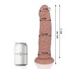 Intense bőrhatású letapasztható dildó - 21 cm