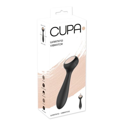 / You2Toys CUPA - akkus, melegítős 2in1 vibrátor (fekete)
