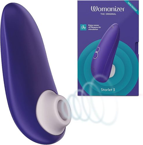 Womanizer Starlet 3 - léghullámos csiklóizgató (kék)