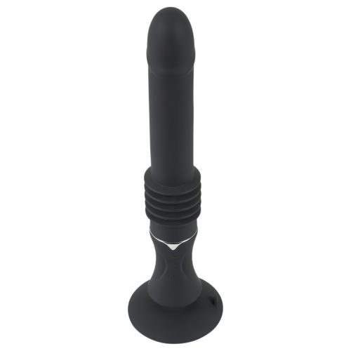 You2Toys Fucking Machine - tapadókorongos lökő vibrátor (fekete)