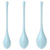 Satisfyer Yoni Power 2 - gésagolyó szett - kék (3 részes)