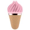 Satisfyer Sweet Treat - akkus, forgó csikló vibrátor (pink-barna)