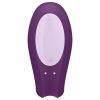 Satisfyer Double Joy - okos, vízálló párvibrátor (lila)