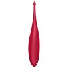 / Satisfyer Twirling Fun - akkus, vízálló csikló vibrátor (piros)