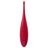 / Satisfyer Twirling Fun - akkus, vízálló csikló vibrátor (piros)