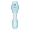 Satisfyer Curvy Trinity 5+ - okos 2in1 vibrátor (kék)