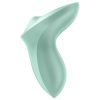 Satisfyer Exciterrr - forgó gyöngyös csikló vibrátor (zöld)