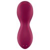Satisfyer Exciterrr - forgó gyöngyös csikló vibrátor (piros)
