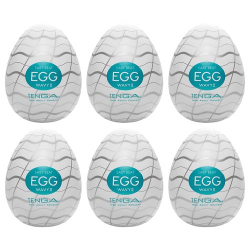 TENGA Egg Wavy II - tojás maszturbátor (6db)