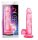 bjours Sweet N Hard 4 - tapadókorongos, herés dildó (pink)